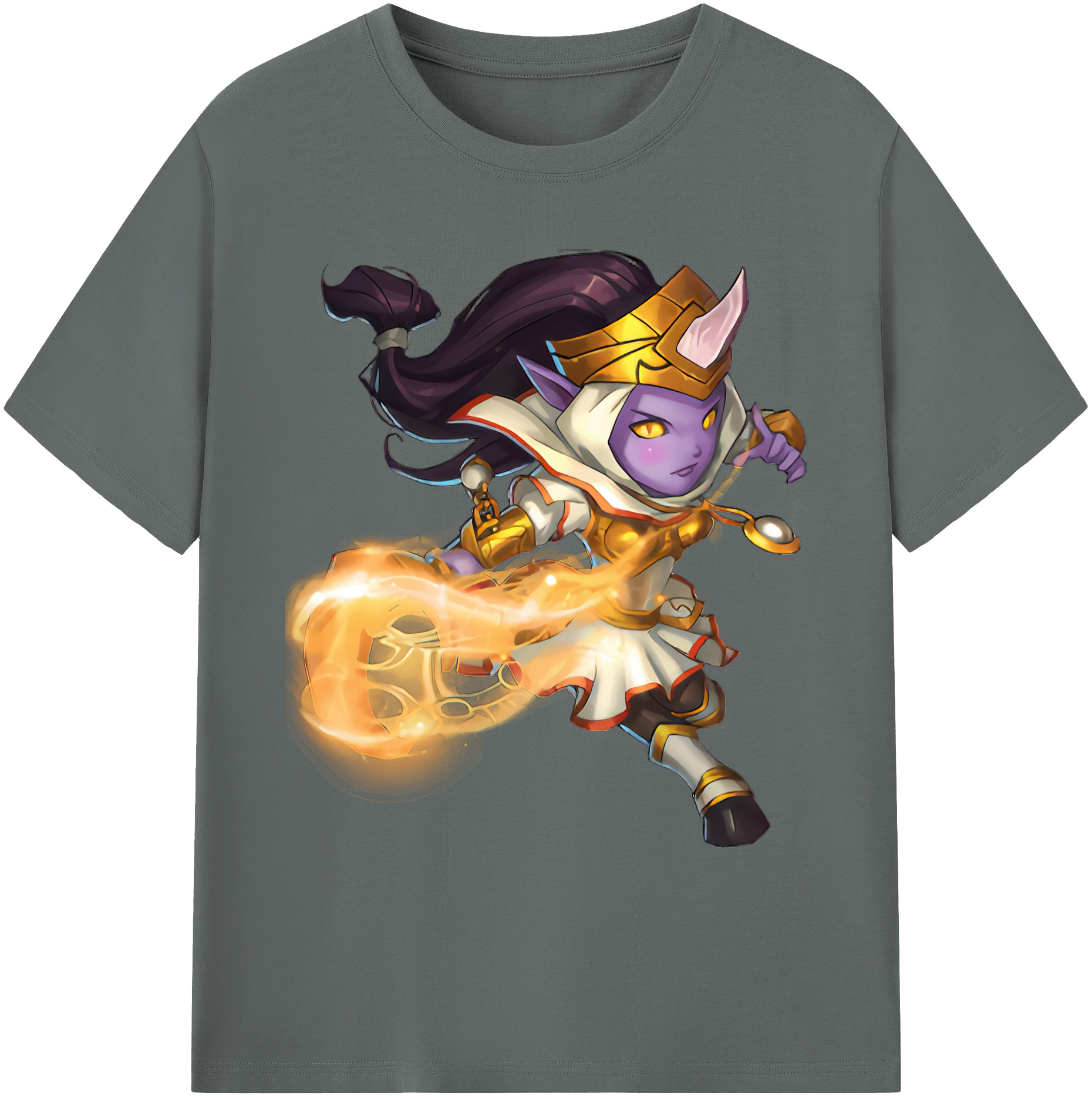 リーグ・オブ・レジェンド League of Legends LOL 綿100％ メンズ半袖Tシャツ｜肌触りやわらか＆通気性